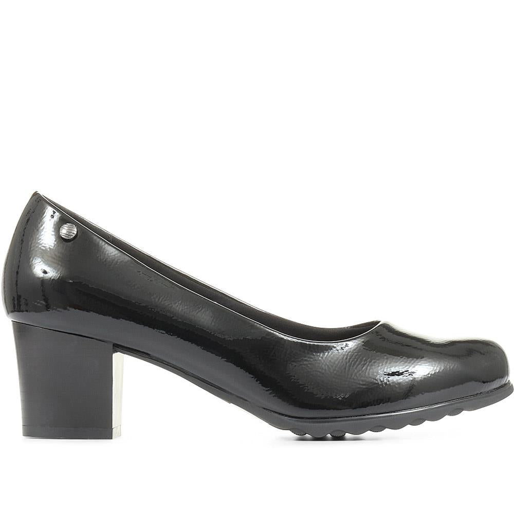 Block Heeled Court Shoes - WK34007 / 320 511 image 0