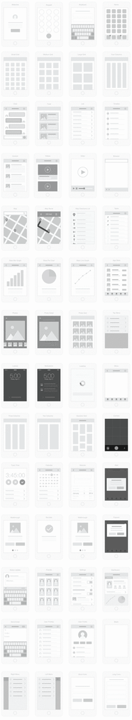 Download Mobile Ui Wireflow Kit For Sketch