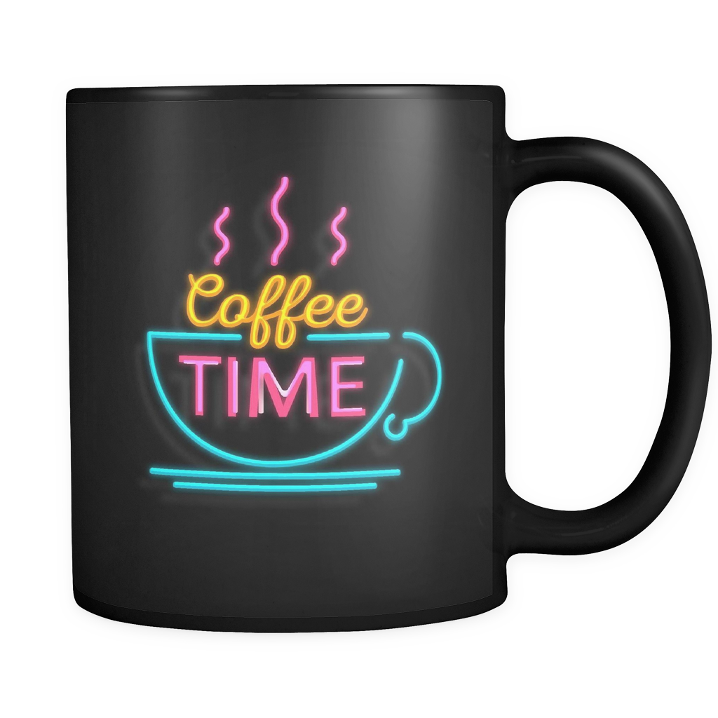Download Neon Coffee Time mug
