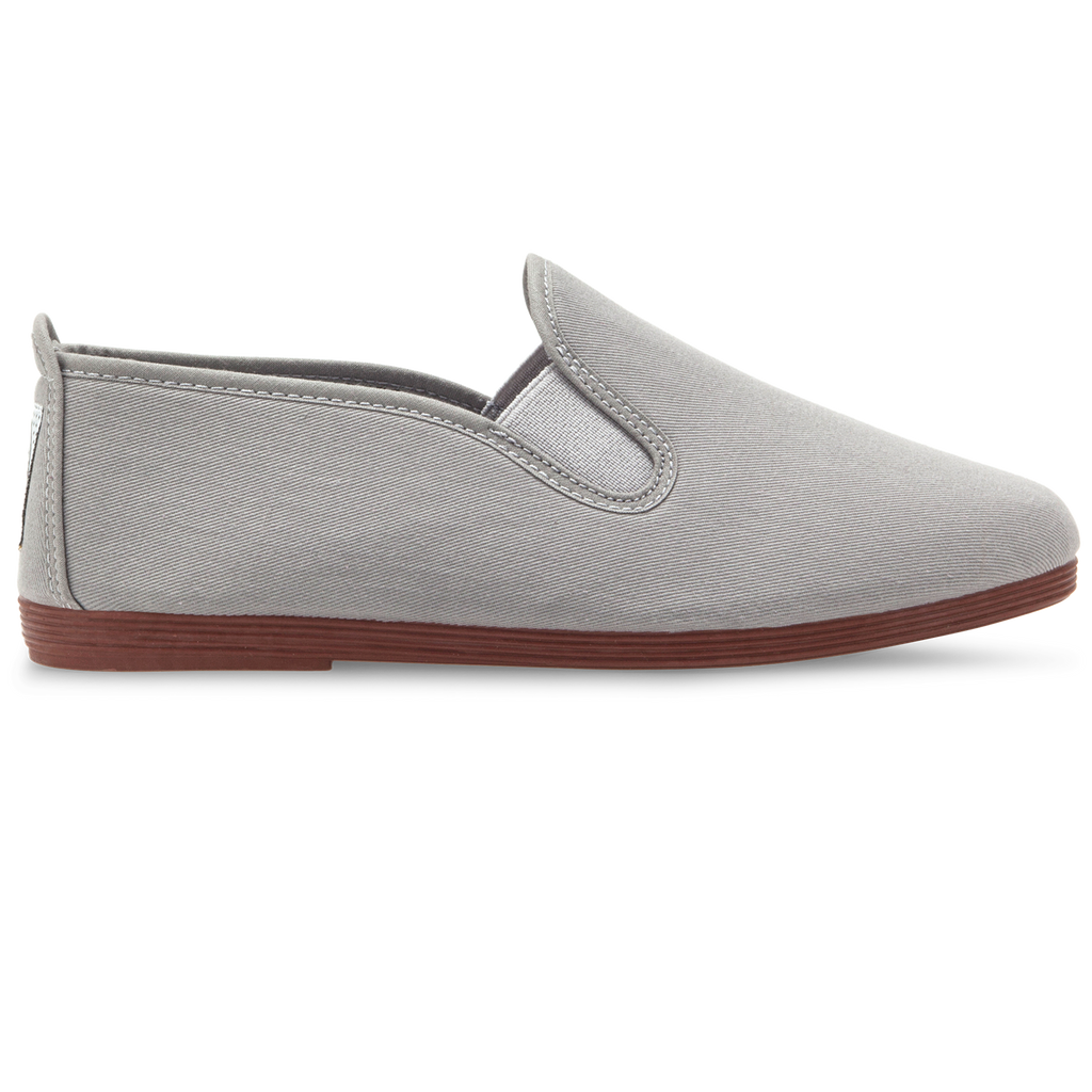 Mens Grey Arnedo Slip on Plimsoll – Flossy Shoes