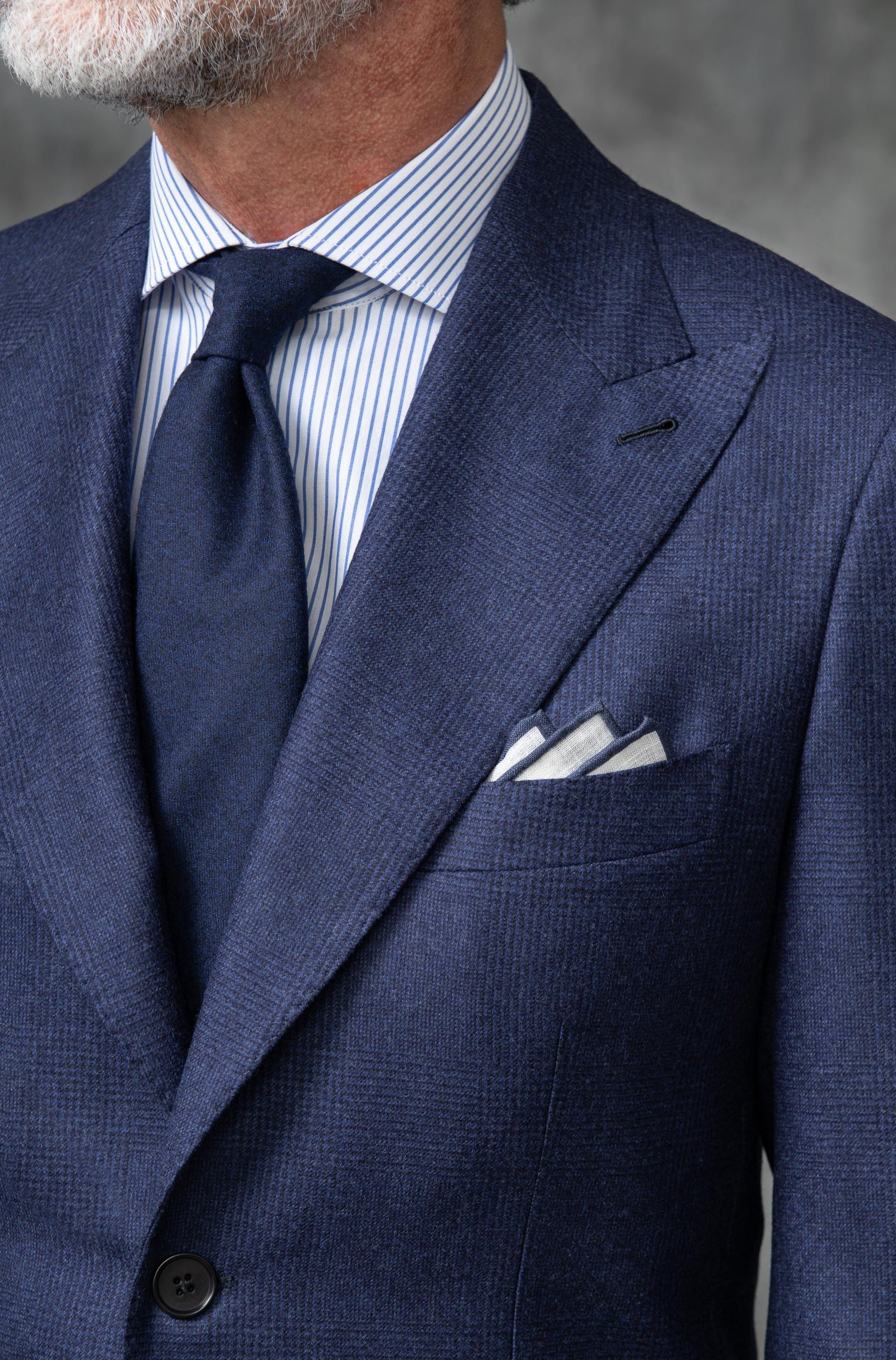 Adoro Deluxe: 100% Italian Wool Notch Lapel Royal Blue Suit