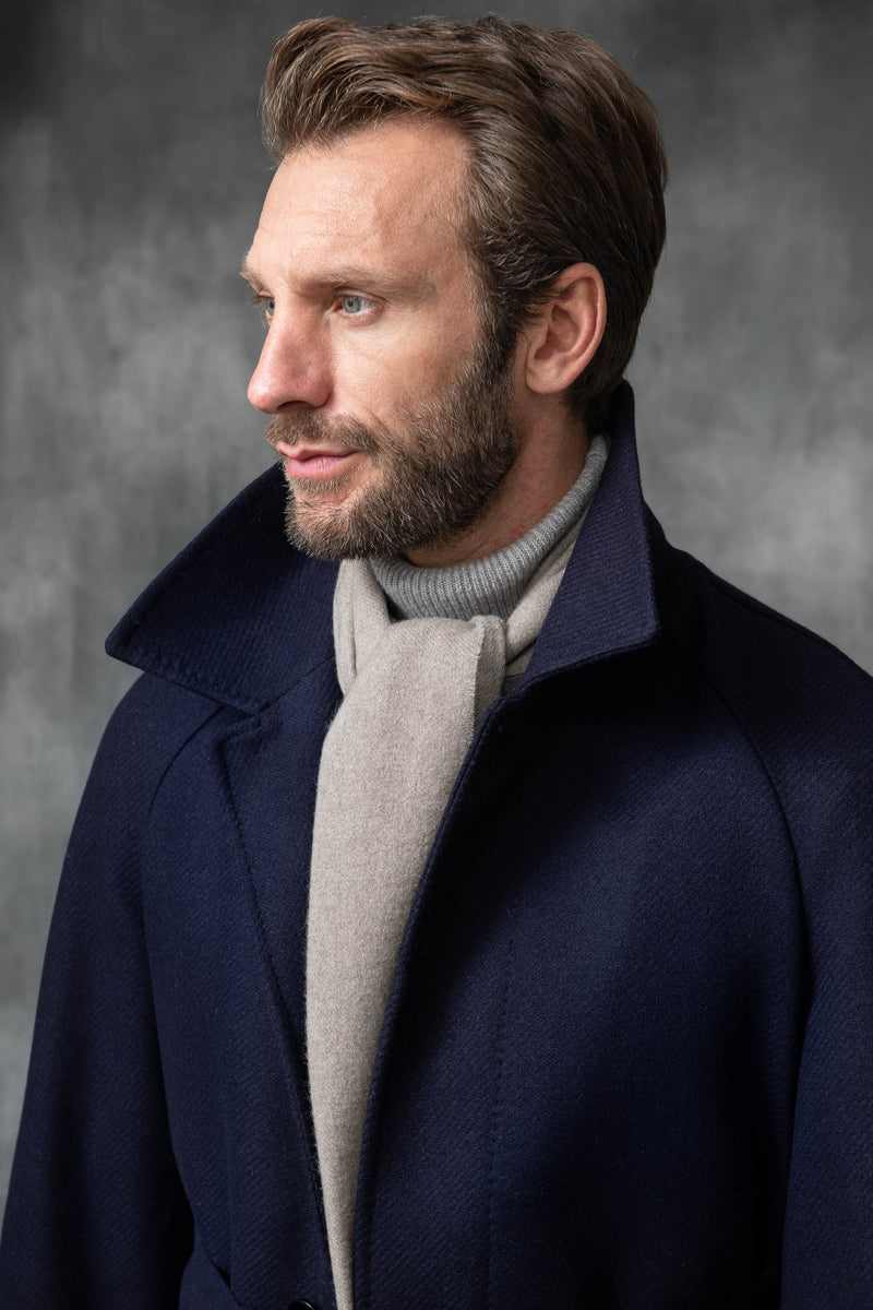 WOOL CASHMERE RAGLAN COAT | Made in Italy | Pini Parma