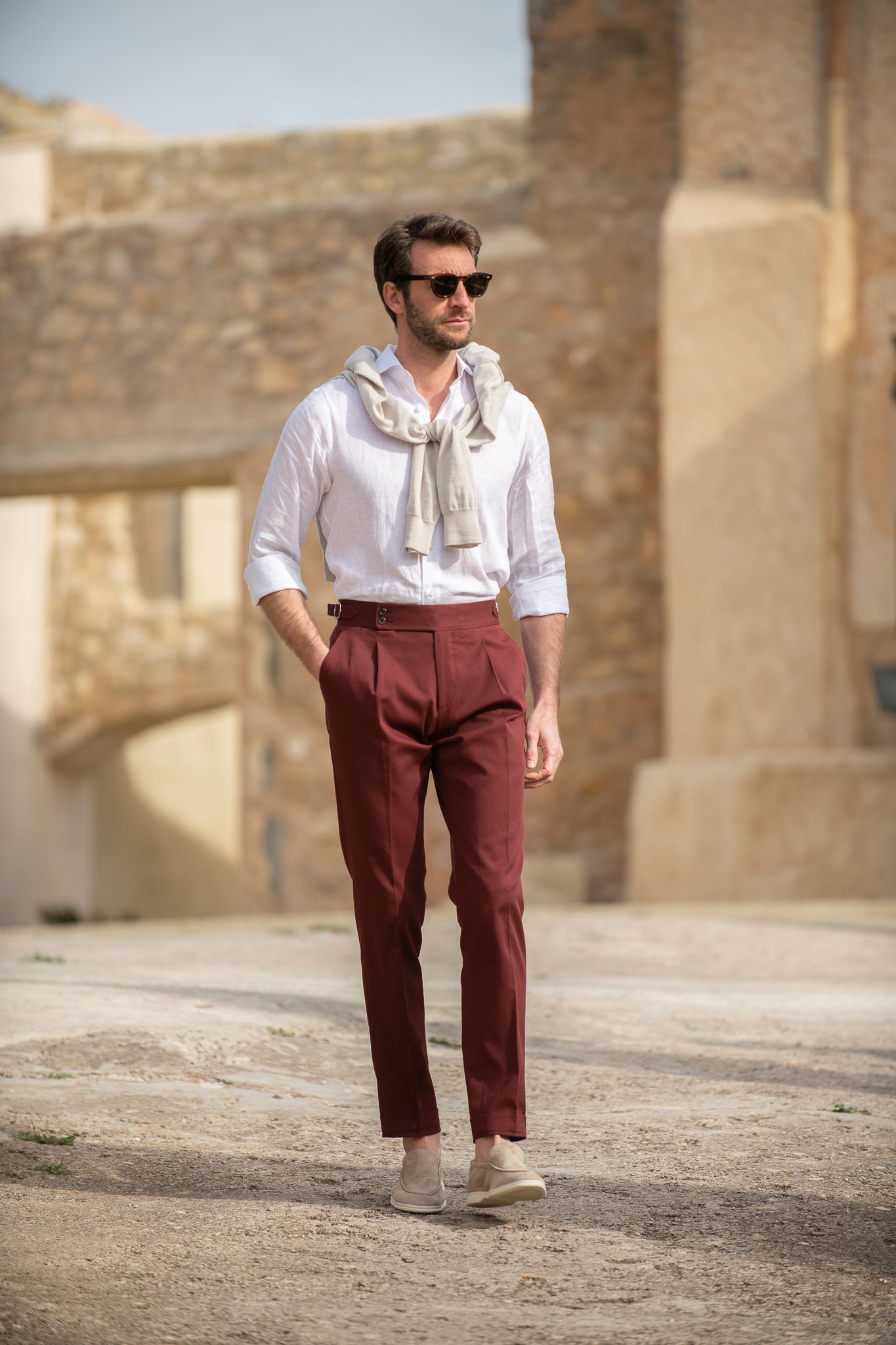 Blue Trousers Soragna Capsule Collection - Made in Italy