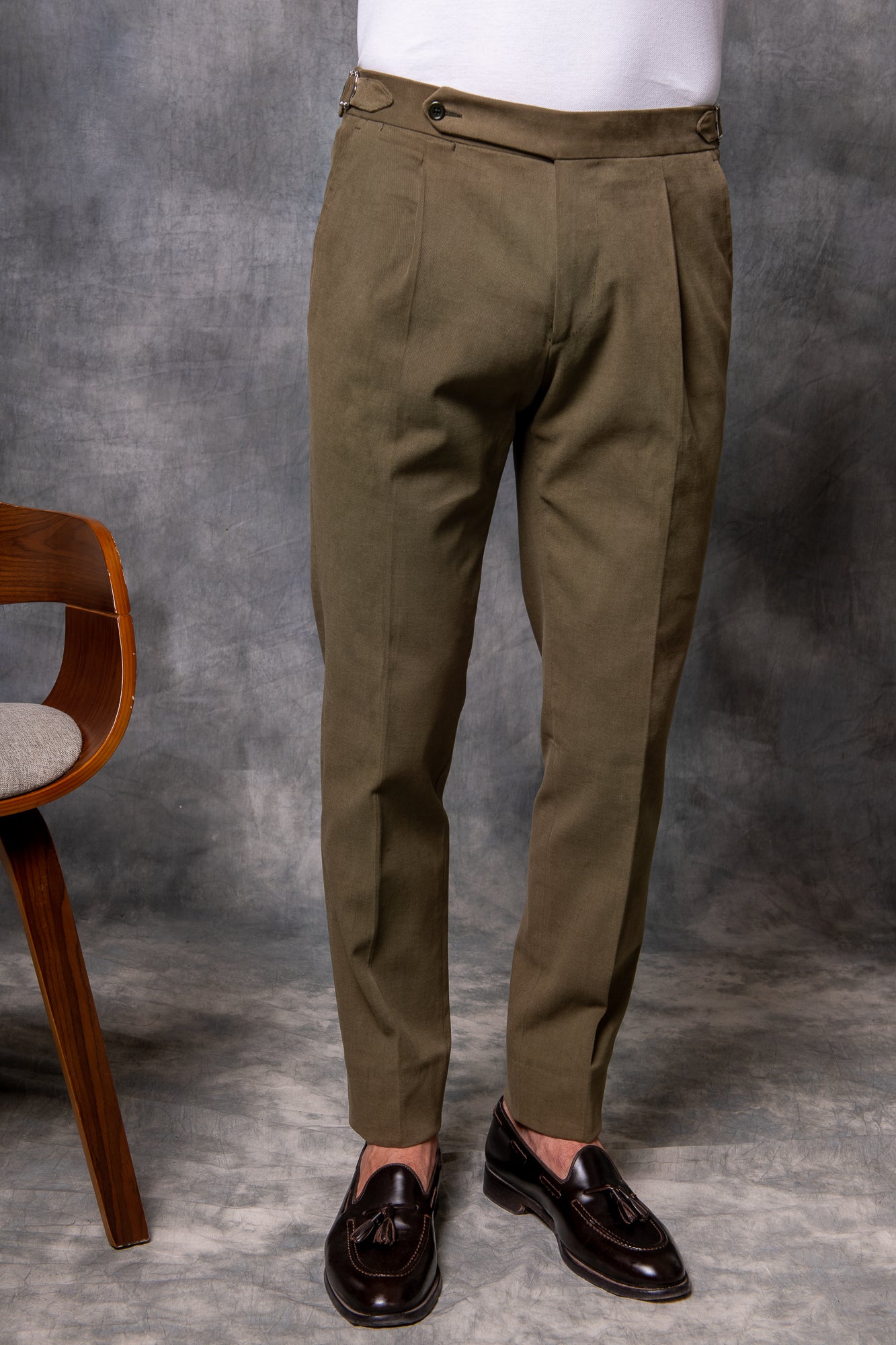 Cerignola Italian Cotton Capri Pants w/ Pockets