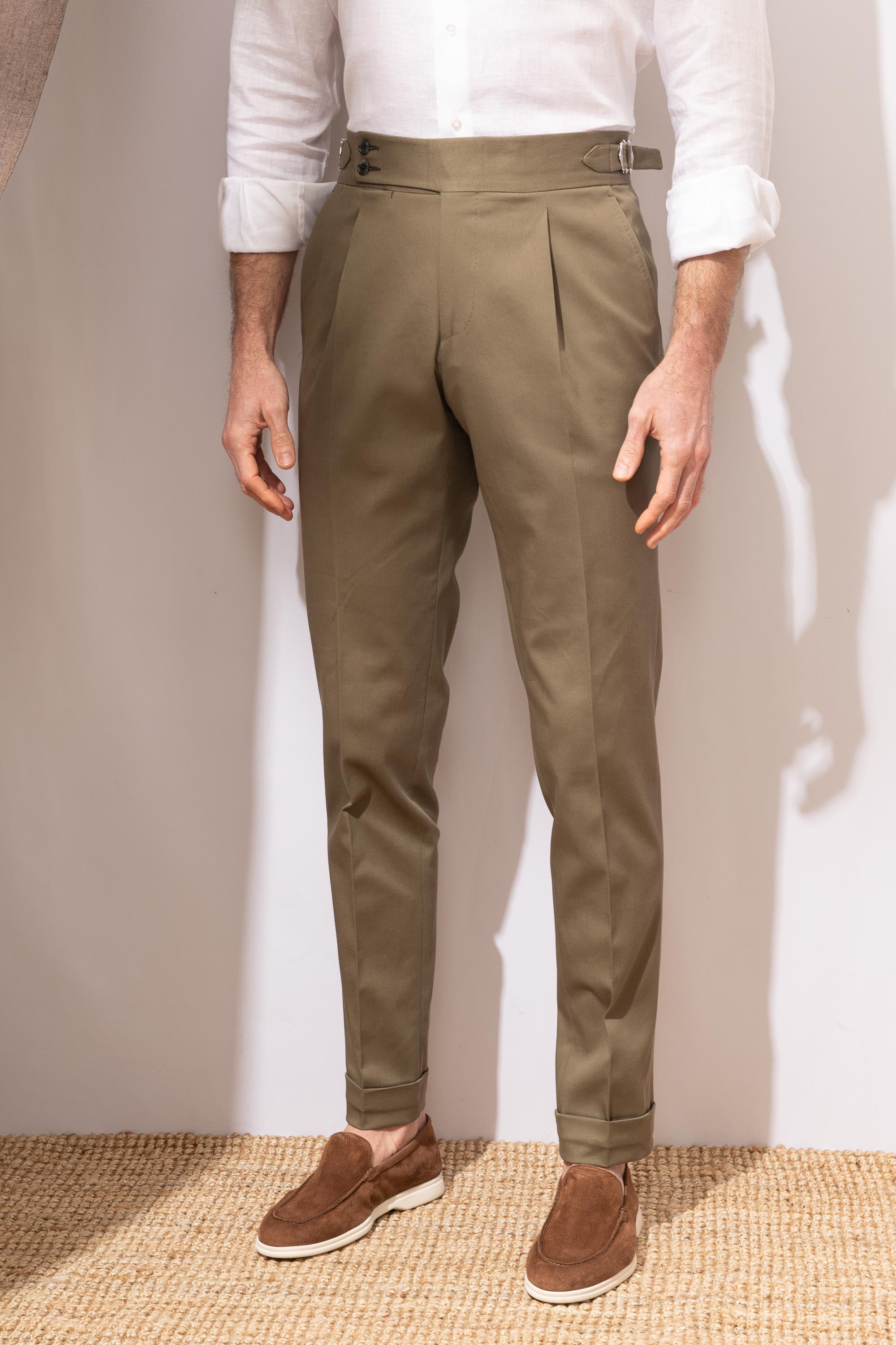 Ash Grey Italian Fabric Formal Pants