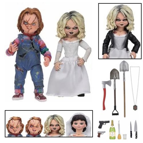 chucky and tiffany figures