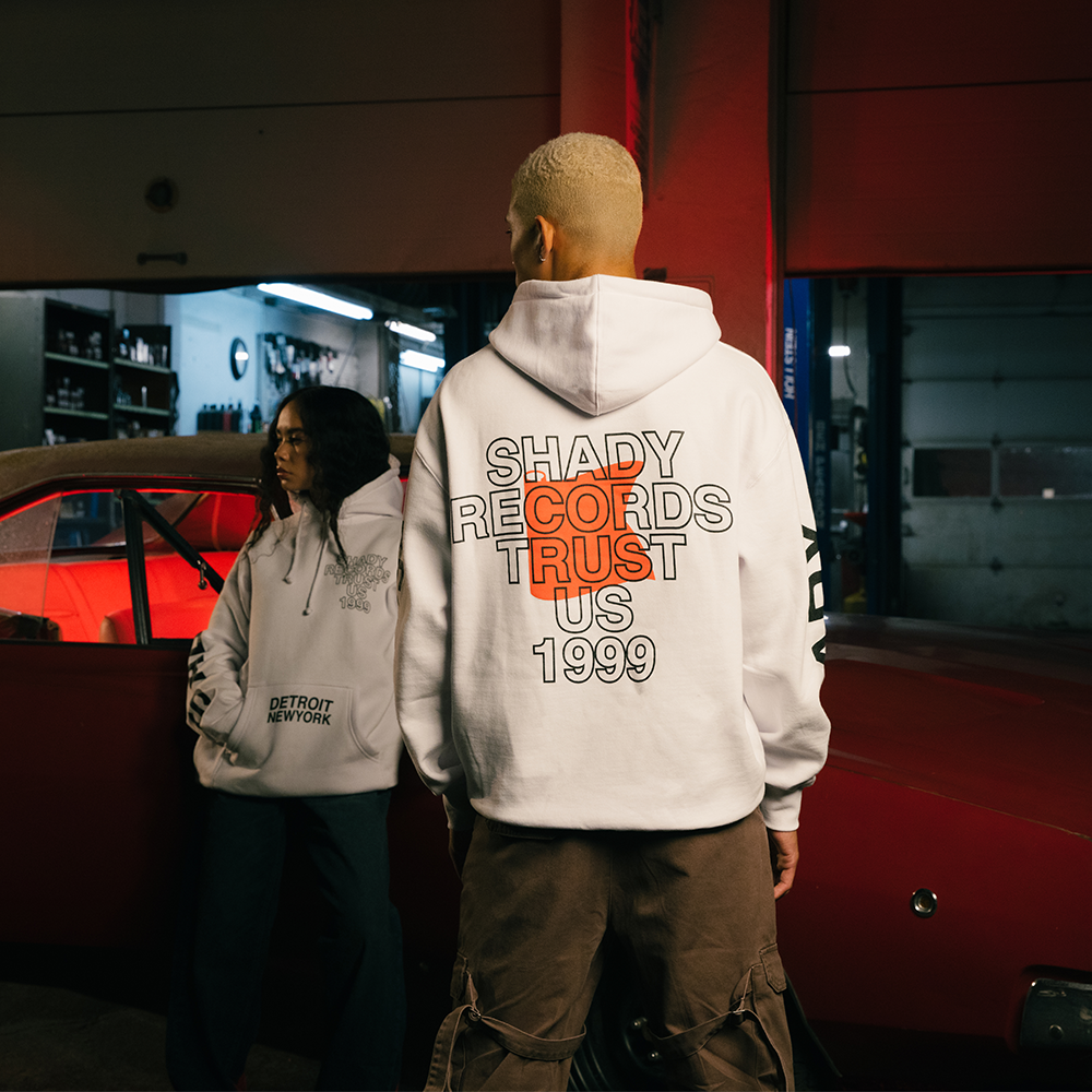 Shady Red Flag Hoodie (White) - Shady Records Official Store product image