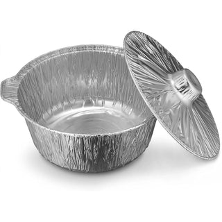 Heavy Duty Aluminum Foil Small Oval Baking Pan 6.25 L X 3.5 W X