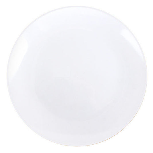 Nicole Home Collection Everyday Dinnerware Foam Plate White 9