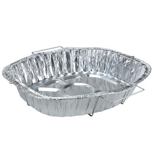 Case of Aluminum - 17⅔ x 14⅖ x 3⅛ - Disposable - Large Oval Rack Ro in  2023