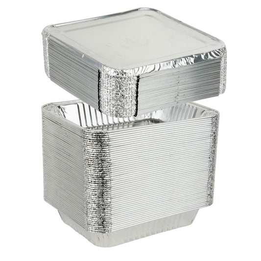 Disposable Aluminum Giant Lasagna Baking Pan 14.5 x 10.63 x 2.94 - 100