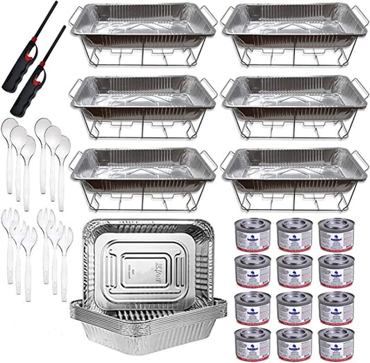 Chafing Rack, Full Aluminum Pan & Sternos – Roots 657