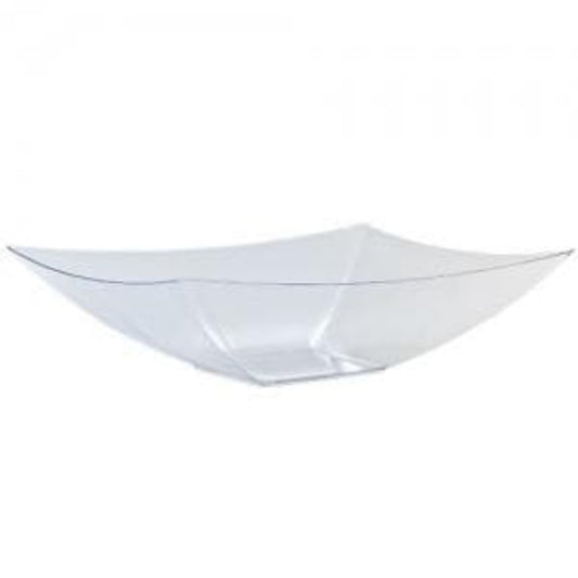 Plastic Bowls - Clear Square Serving Bowls