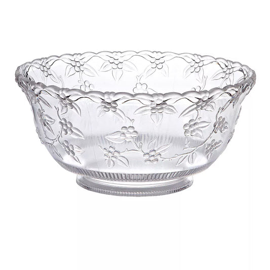 Choice 12 Qt. Stainless Steel Punch Bowl with Mirror Finish