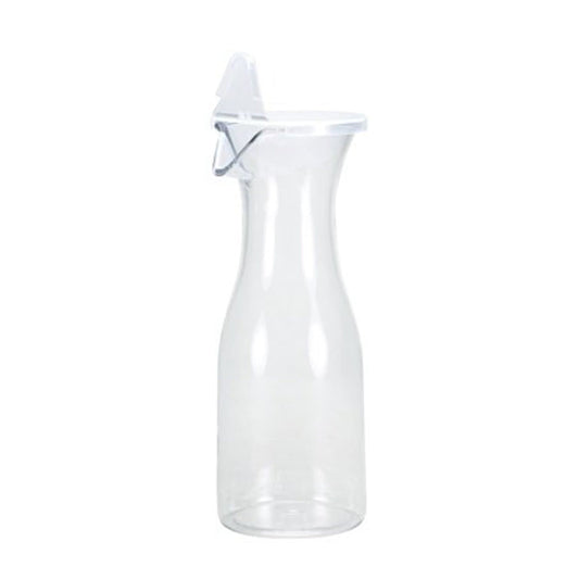 Lillian Carafe Juice Jar Beverage Decanter Acrylic 40 oz