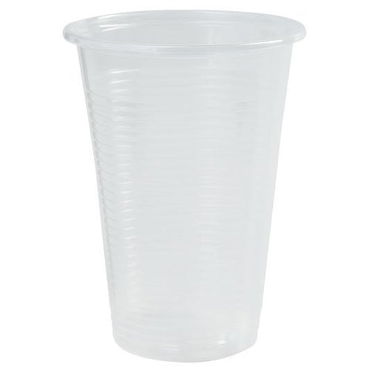 Nicole Home Collection Premium Plastic Chevron Cups with Lids and Straws 24 oz - 10 Pack