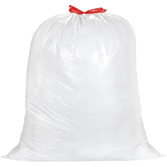 Nicole Home Collection Clear Trash Bags with Ties 30 Gallon 30
