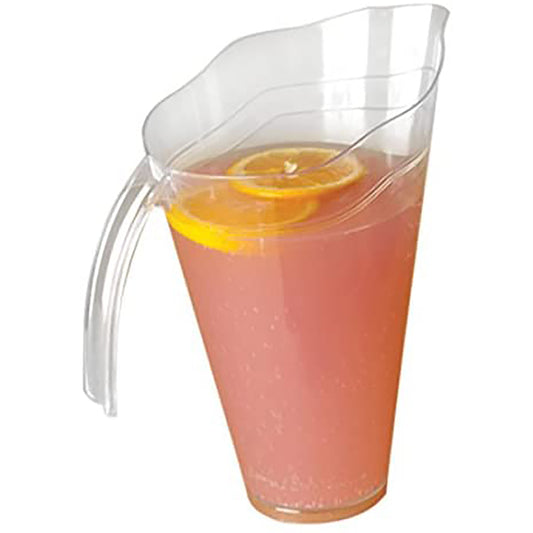 50oz Crystal Clear Plastic Beverage Pitcher - Break Resistant Beverage –  EcoQuality Store