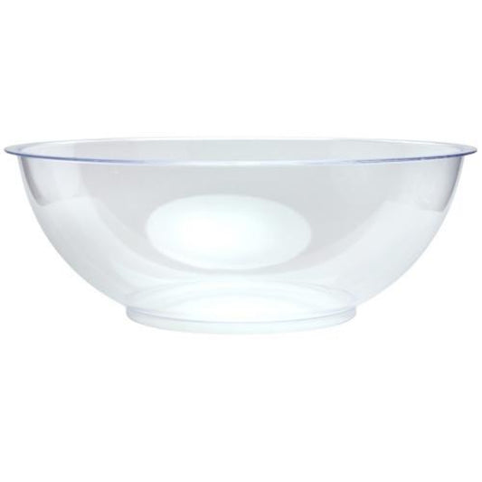 Clear Plastic Bowl with Lid - Large Bowl Base & Lid