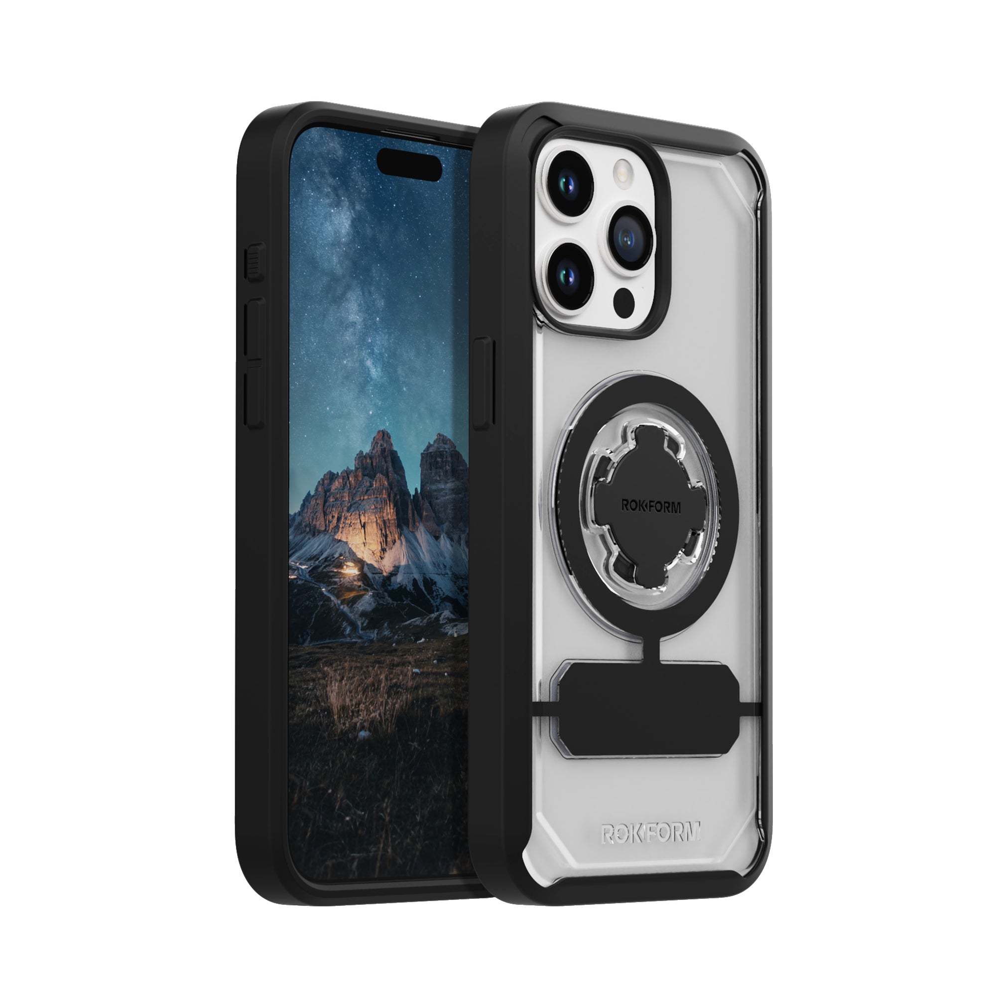Bemz Phone Case for iPhone 15 Pro Max with Camera Protection Side Grip  Heavy Duty Shockproof Protection Magnetic Mount Built-in Stand Cover  (Titanium