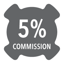 Up to 5% conversion