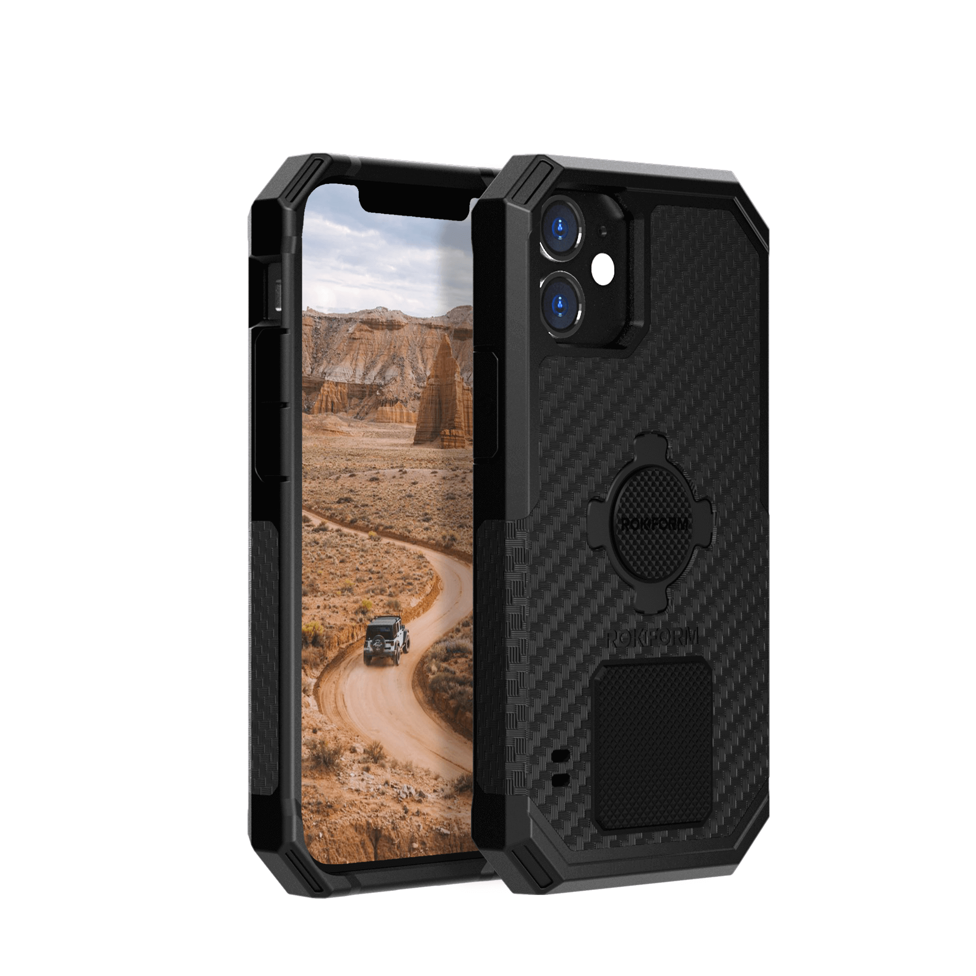 Synthesis | Sleek, Rugged iPhone 12 Pro Case Stealth Black from Caudabe