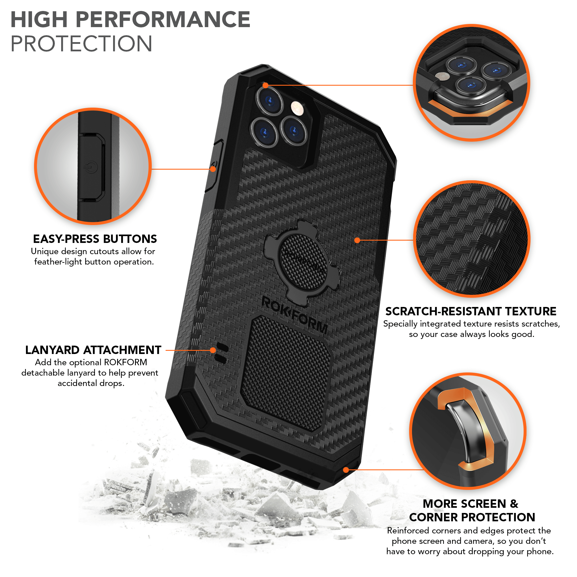 Rugged Iphone 12 Pro Max Case Rokform