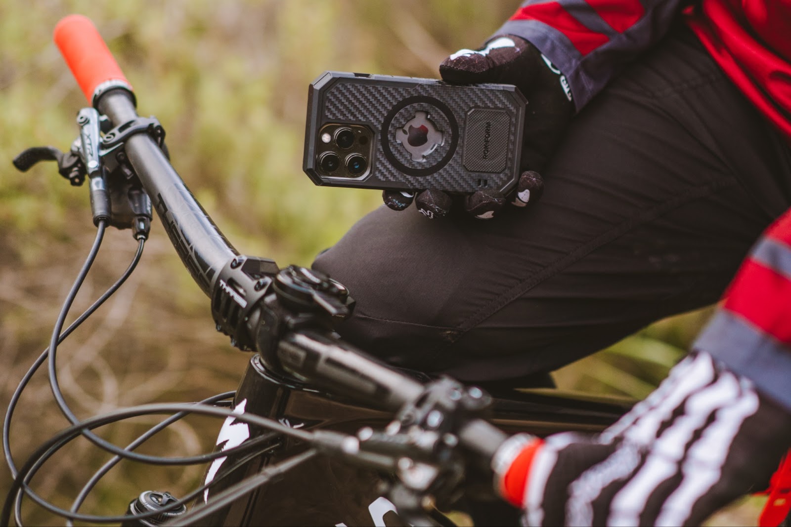 Bmx Cyclist On Bike iPhone 13 Pro Max Case