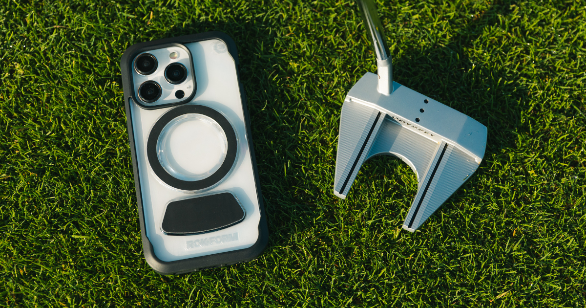 ROKFORM Eagle 3 iPhone 15 Phone Case Next to Putter