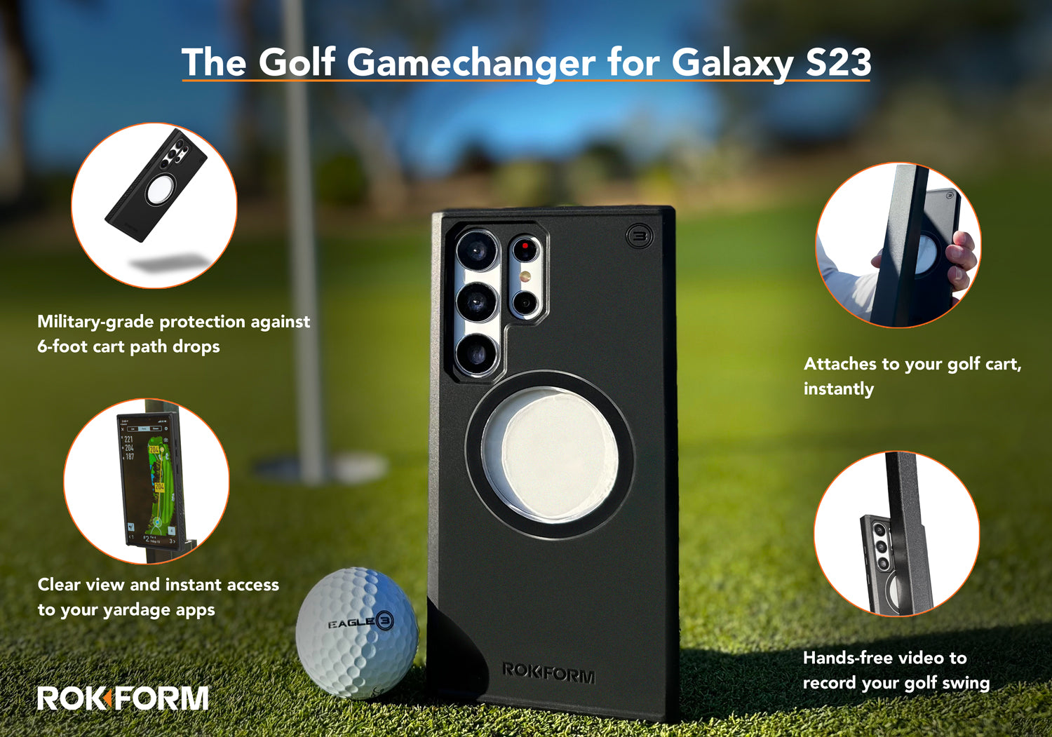 ROKFORM Eagle 3 phone case for golf