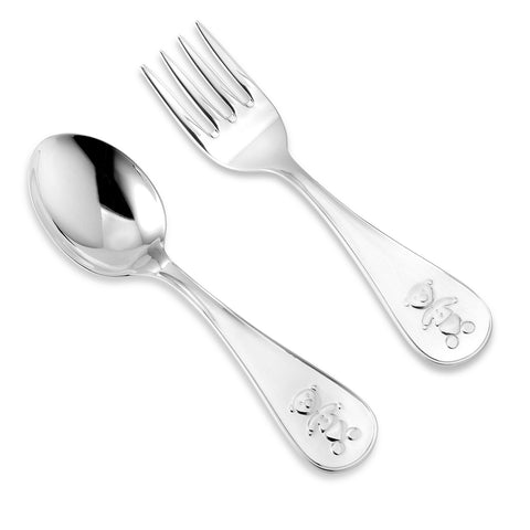 Sterling spoon and fork set