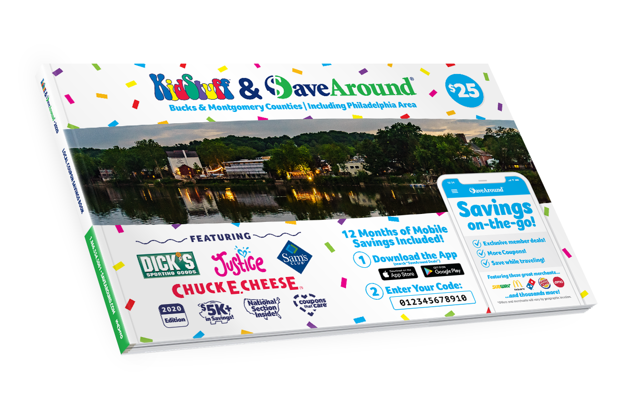 Bucks Montgomery Counties Pa 2020 Savearound Coupon Book - 