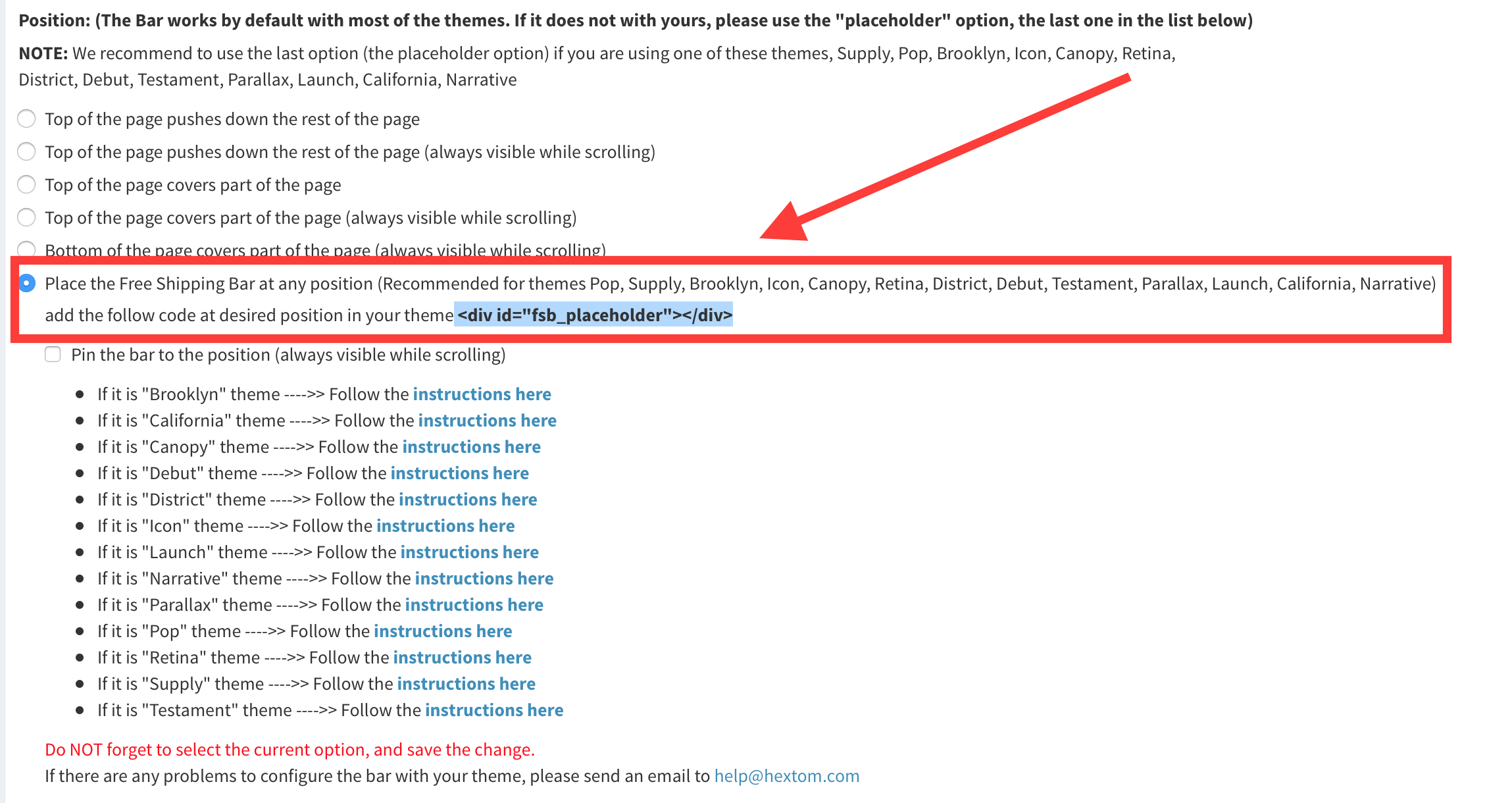 Free Shipping Bar by Hextom FAQ – Hextom-KnowledgeBase