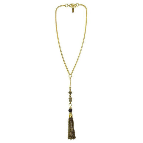 Biko Freya Necklace Layered Tassel