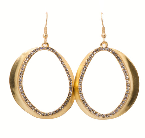 Karine Sultan Jena Pave Earrings