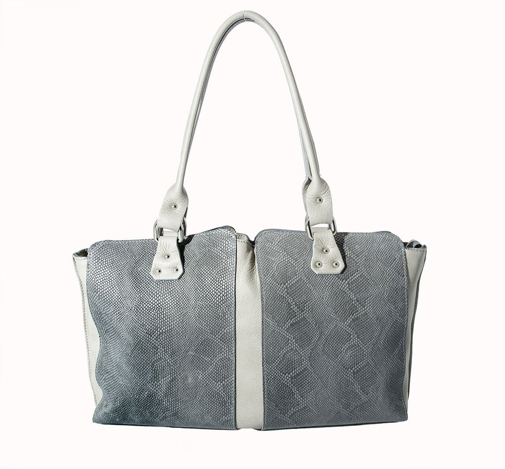 light gray handbags