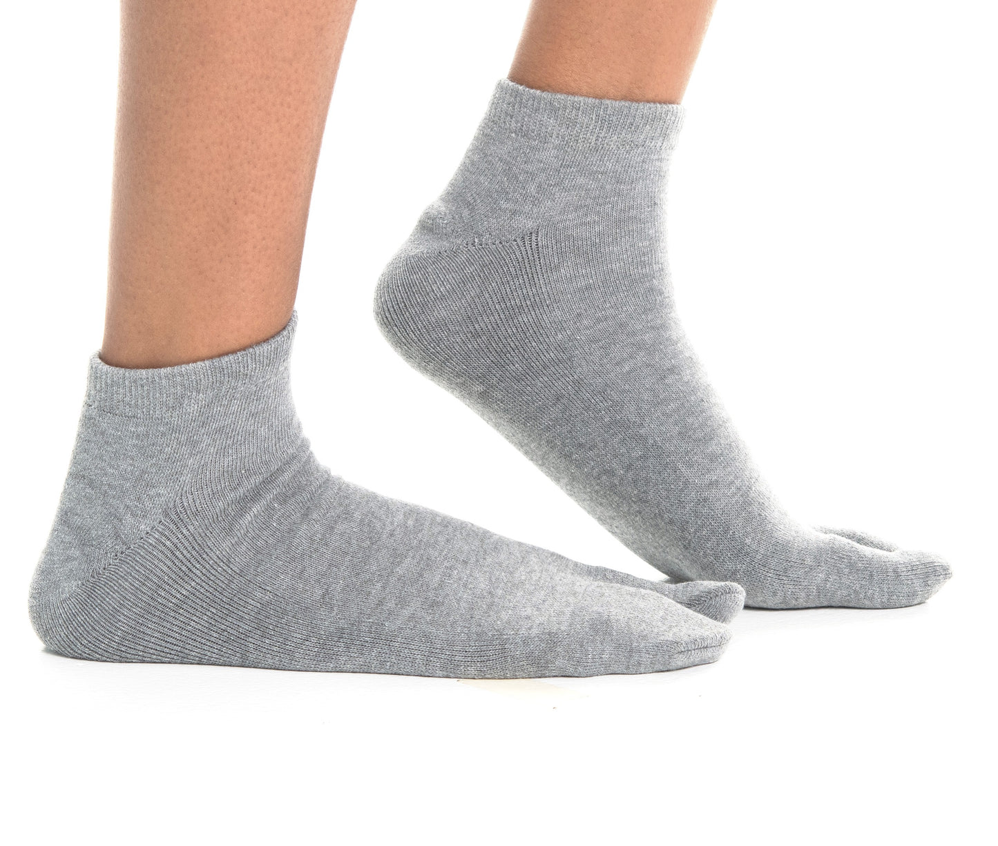 Thicker V-Toe or Casual Grey Flip-Flop Socks Cotton Blen – V-Toe Socks, Inc