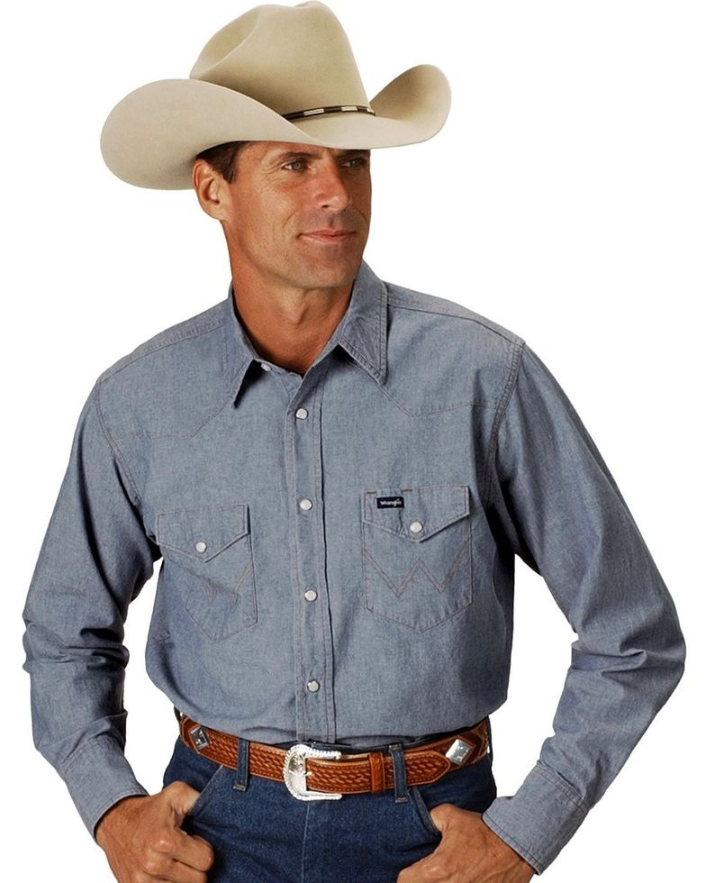 Wrangler Work Shirt - MS70919 – Blair's Western Wear & Boutique