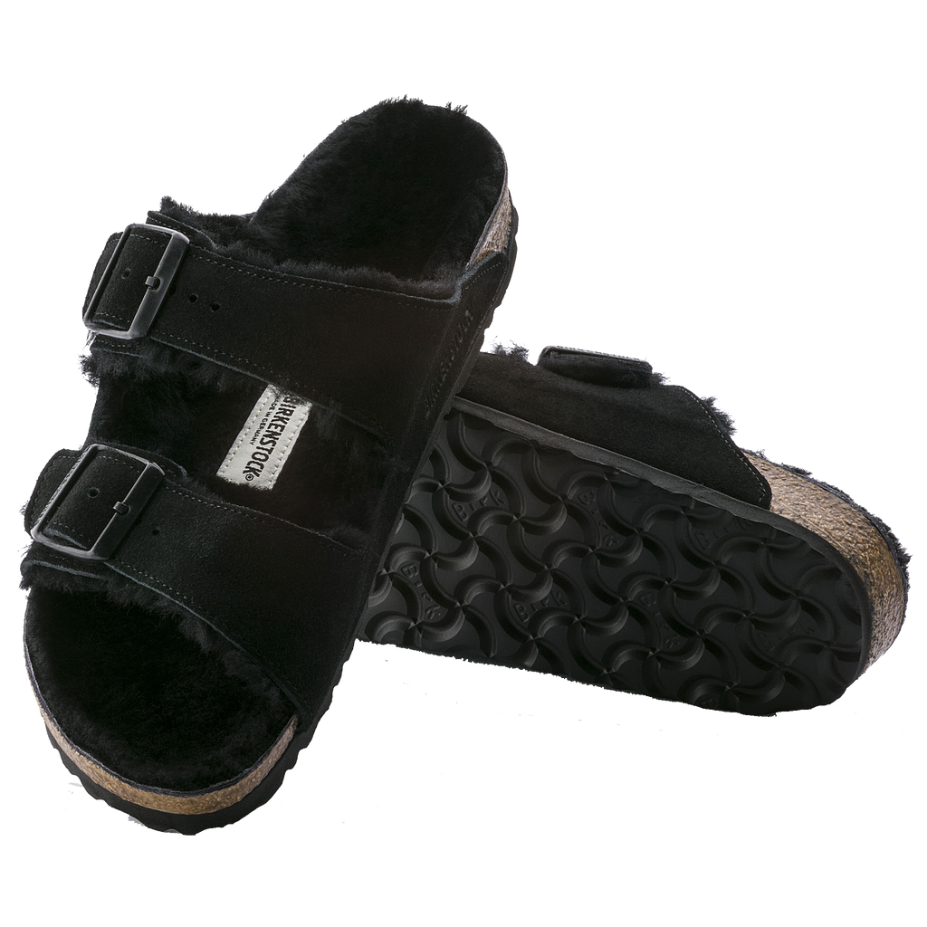 birkenstock shoes with fur