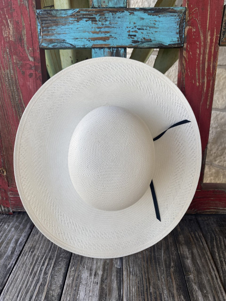 Resistol Open Crown Cowboy Conley Straw Hat shaped to order ...