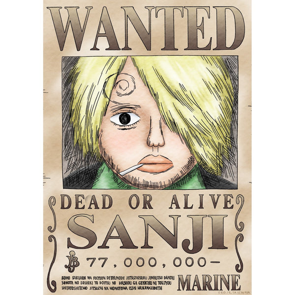 One Piece Wanted Poster Official Licensed Product Idecowall