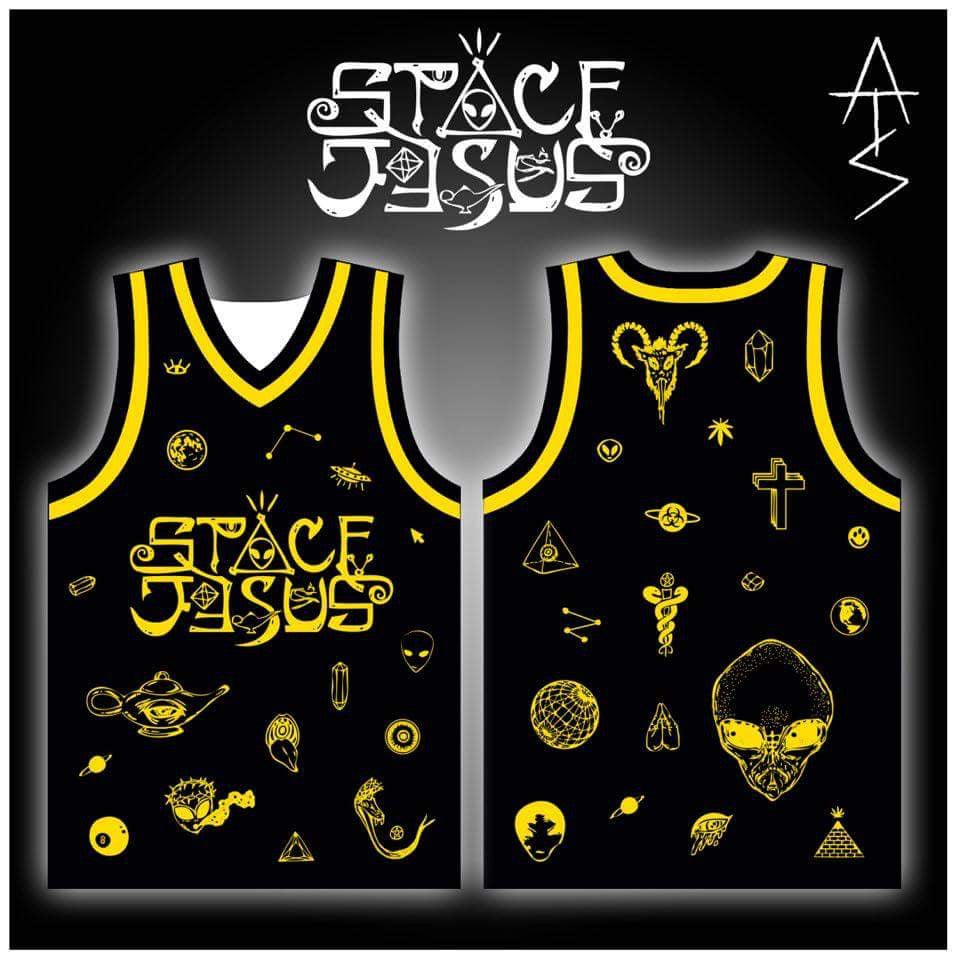 space jesus basketball jersey for sale