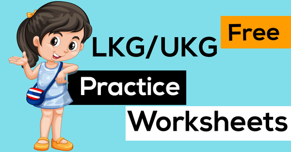 Lkg Ukg Free Printable Practice Worksheets Edurite Shop