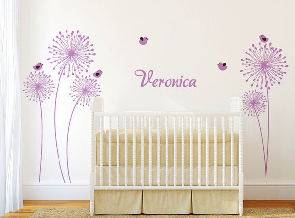 name wall decal