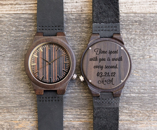personalize engraved watch