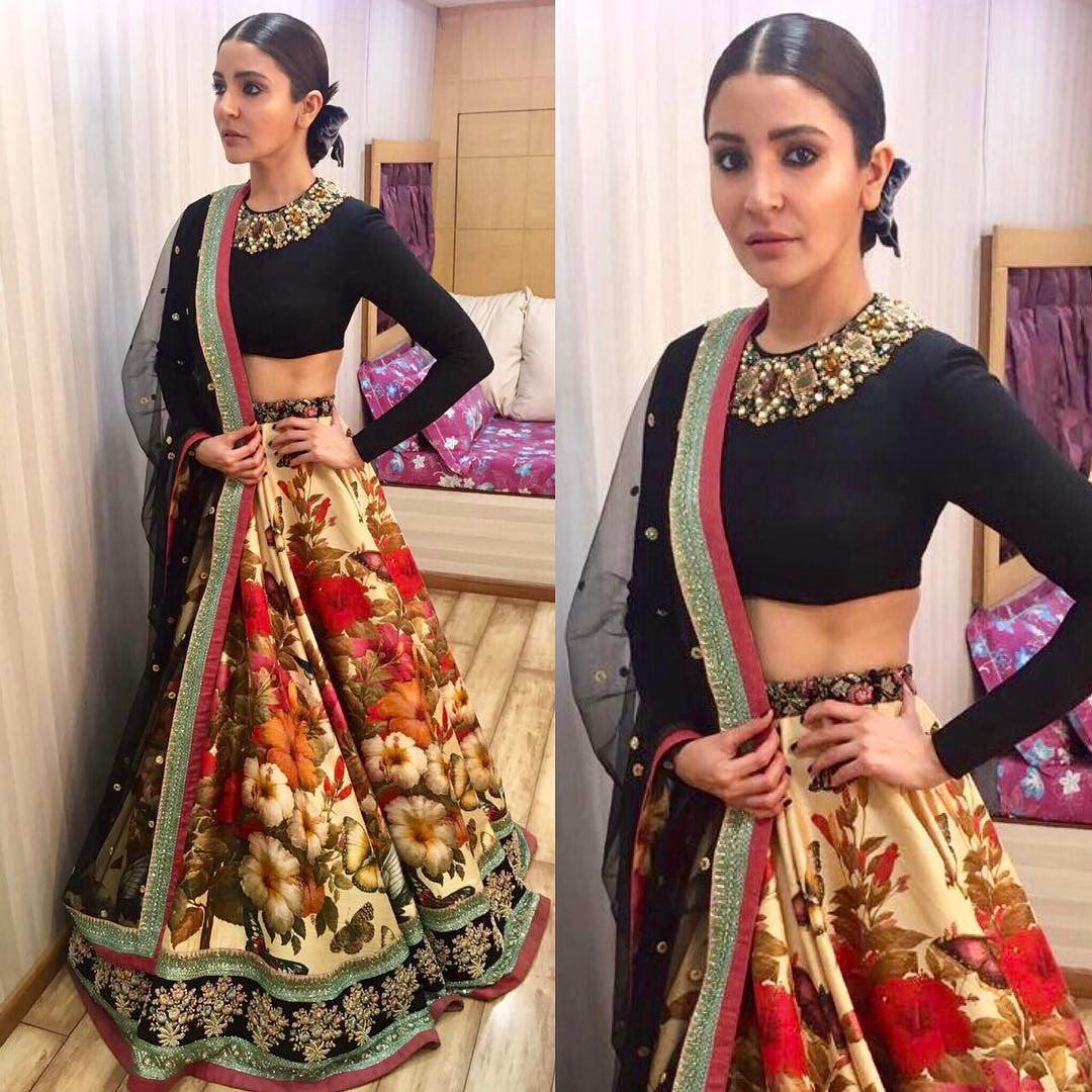 Anushka Sharma In Sabyasachi lehenga Choli Indian Ethnic Wear