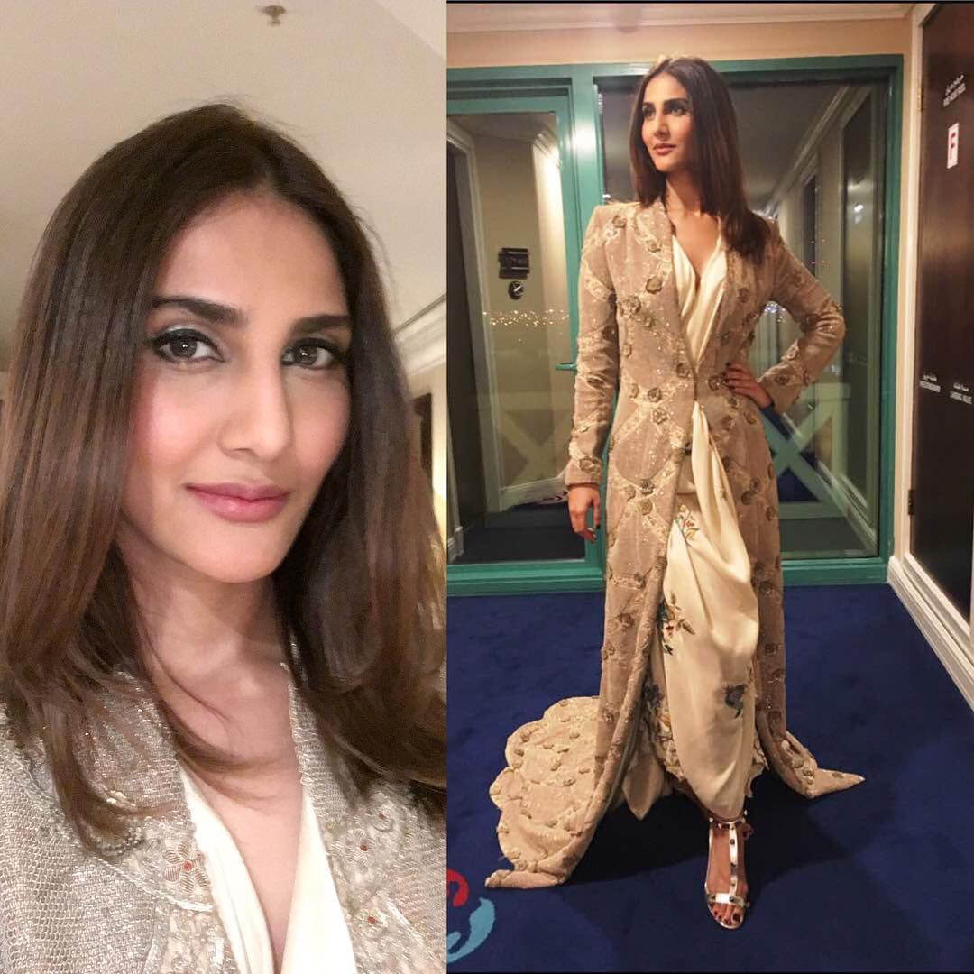 Vaani Kapoor looked ravishing in Anamika Khanna Fall Winter 2016 