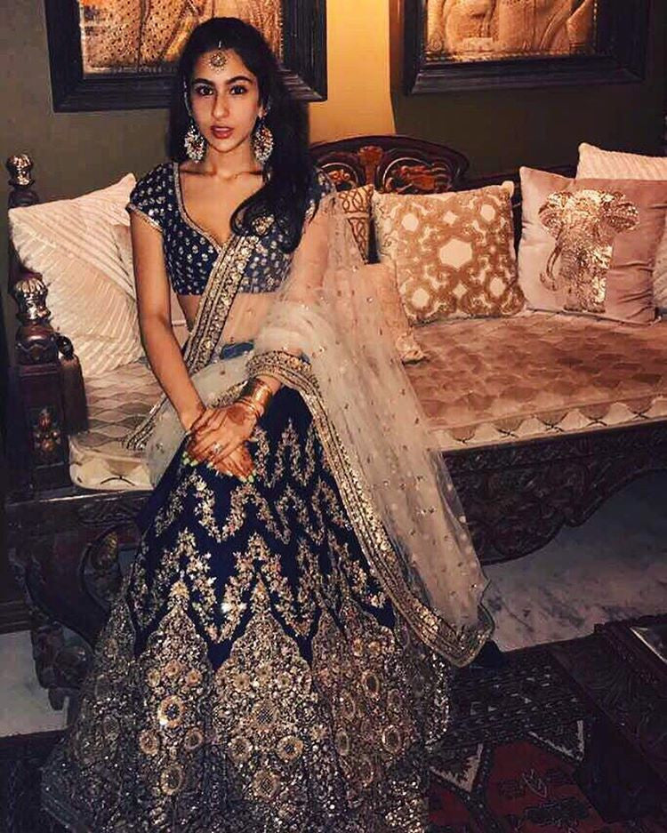 Sara Ali Khan Looked Stunning In Sabyasachi Mukherjee’s Designer Lehenga 