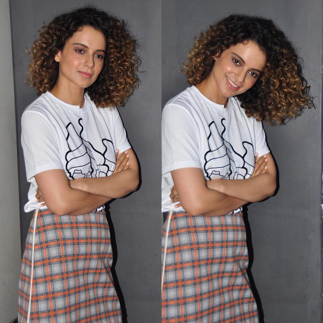 Kangana Ranaut Looked Like A School Girl In Stella Mccartney And Prada’s Outfit