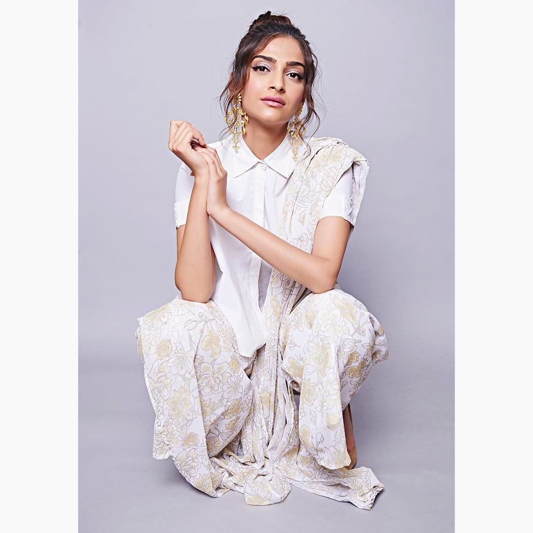 Sonam Kapoor just looked fab in palazzo saree